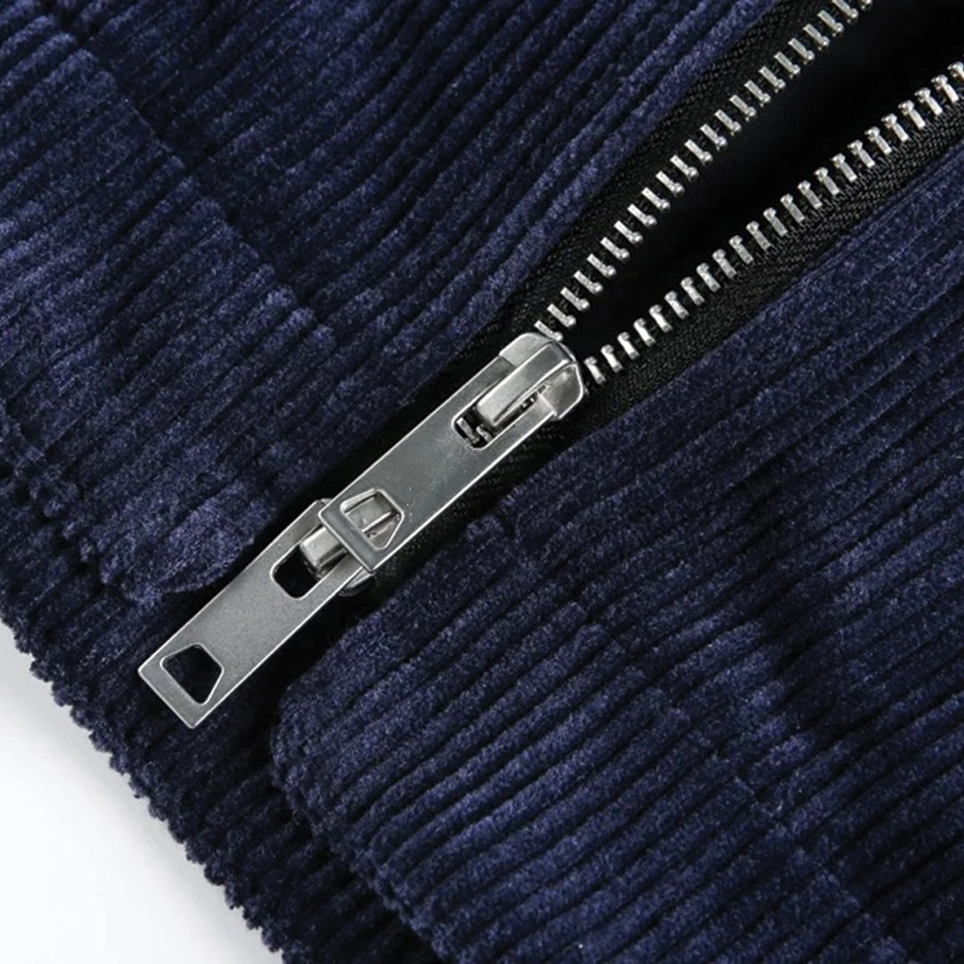 Patchwork Cargo Denim Jakke