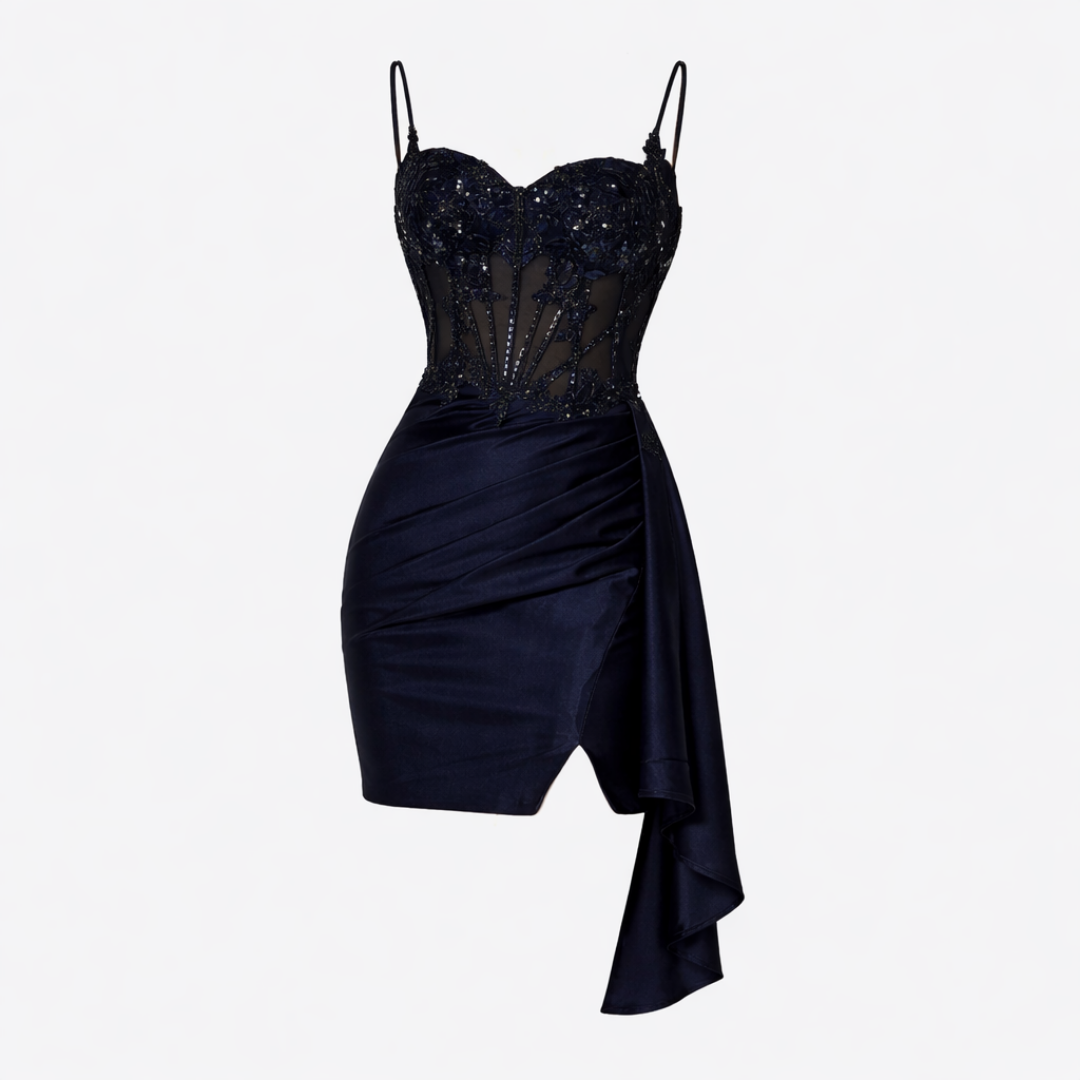 Dames Bloemen Midi Jurk - Korte Mouw