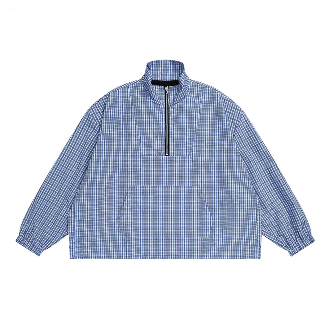Patchwork Cargo Denim Jakke