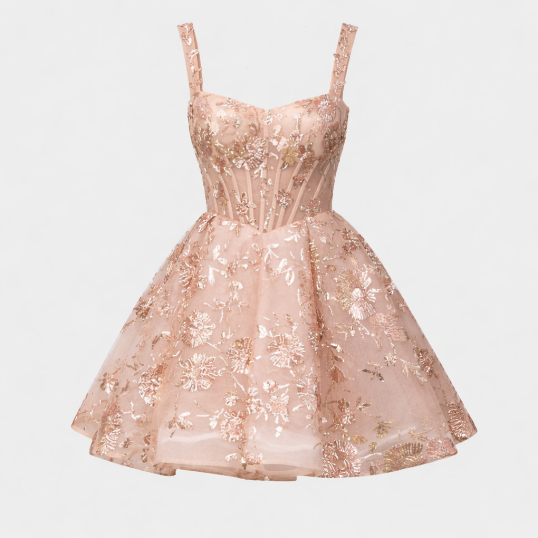 Dames Luipaardprint Midi Jurk - Lange Mouw
