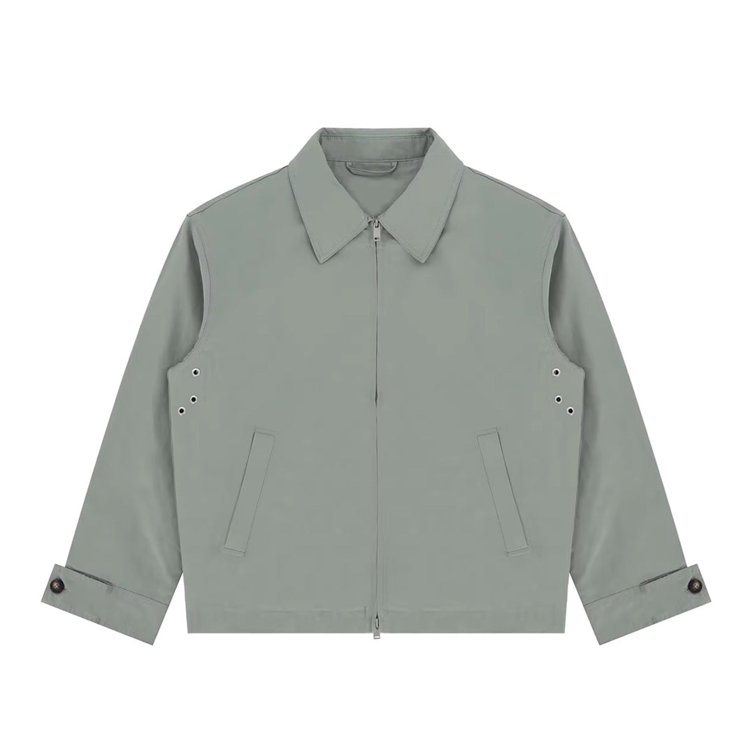 Patchwork Cargo Denim Jakke