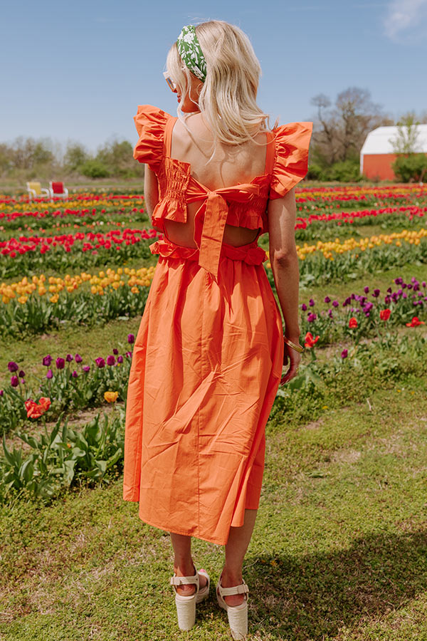 Galveston Coast Midi I Orange