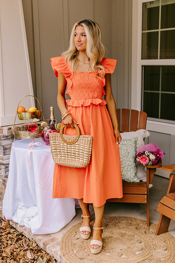 Galveston Coast Midi I Orange