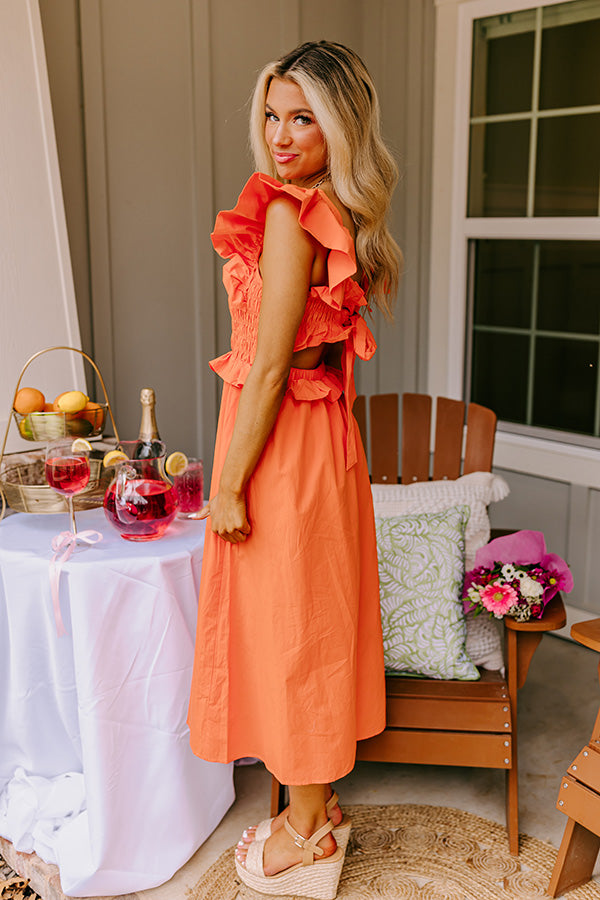 Galveston Coast Midi I Orange