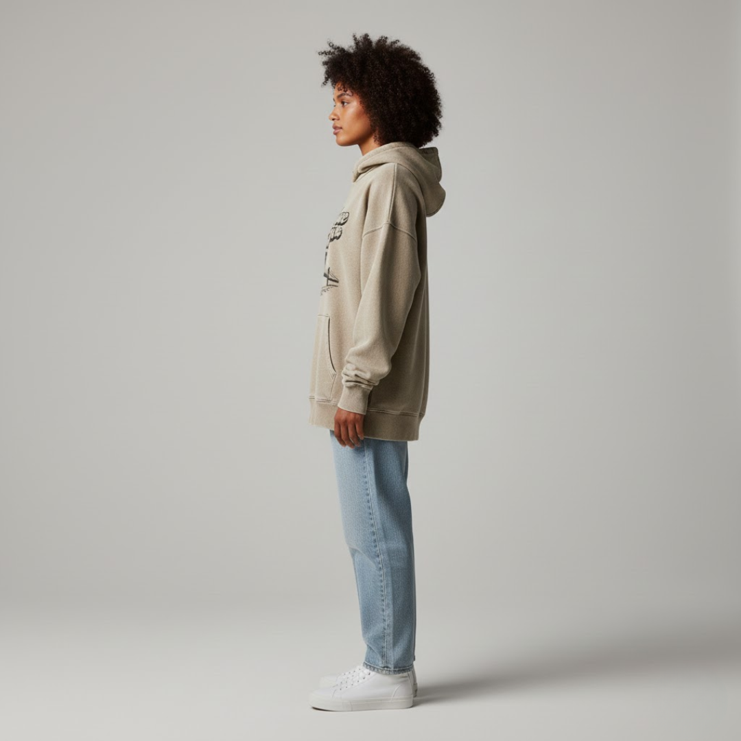 Brooklyn Oversized Hættetrøje