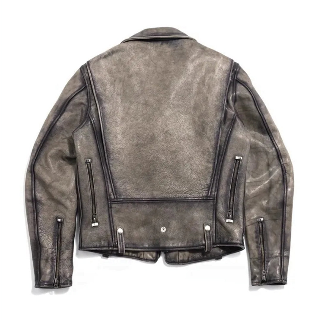 Patchwork Cargo Denim Jakke