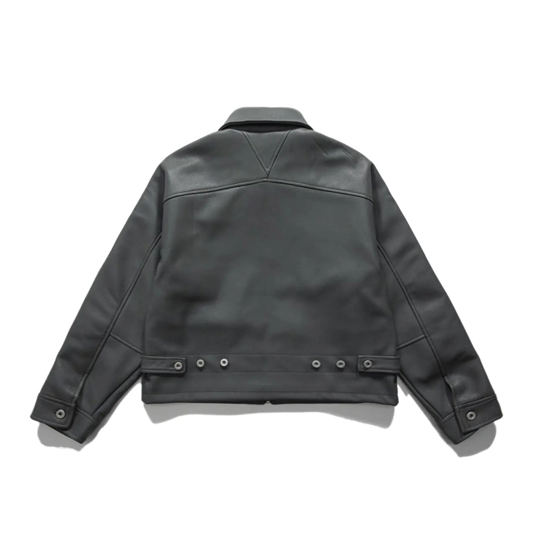 Patchwork Cargo Denim Jakke