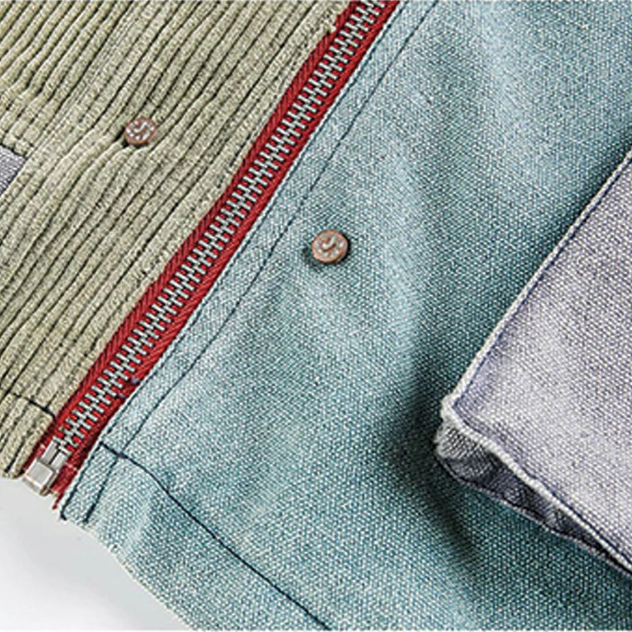 Gequilted Denim Jas