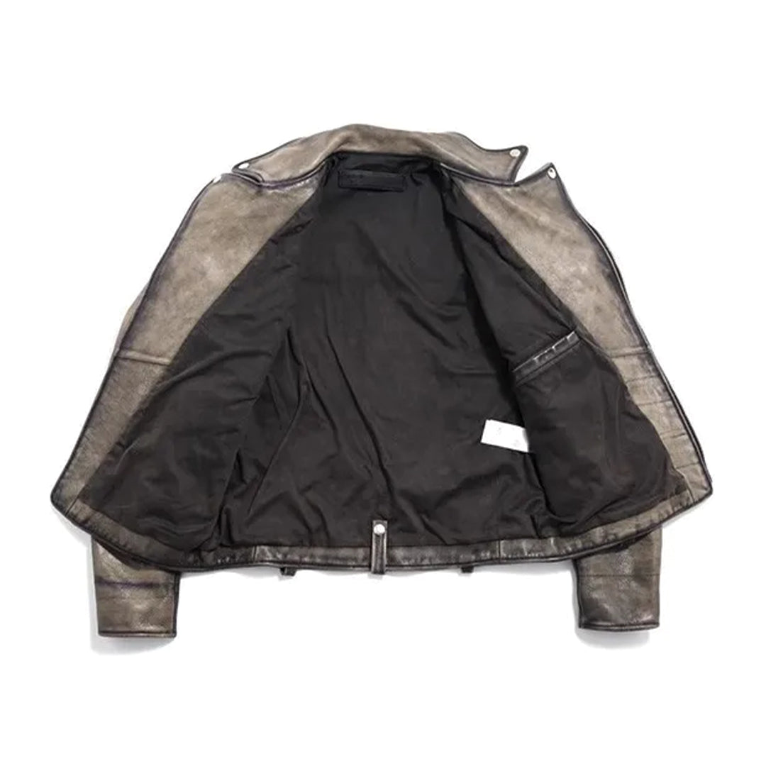 Patchwork Cargo Denim Jakke