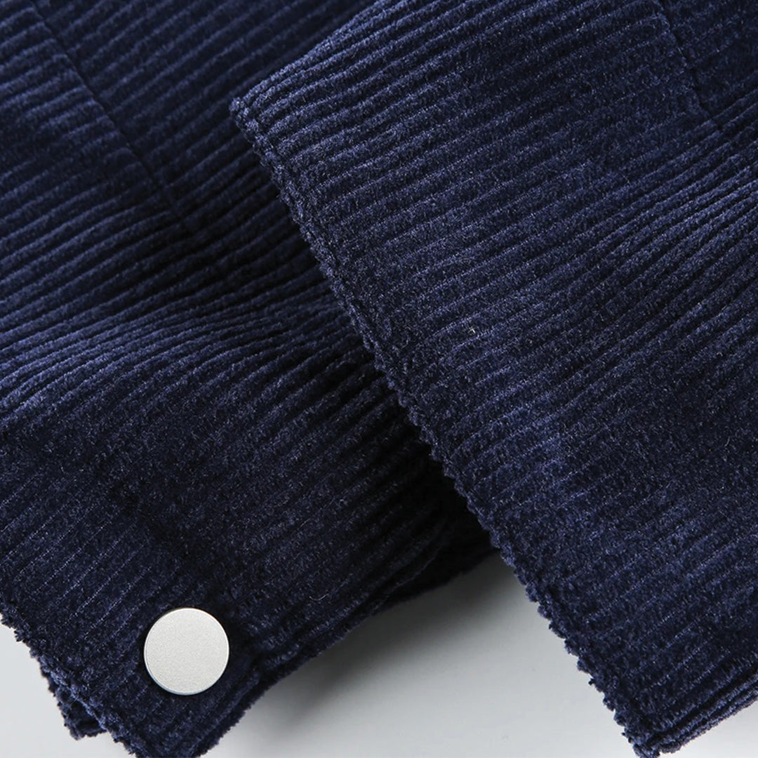 Patchwork Cargo Denim Jakke