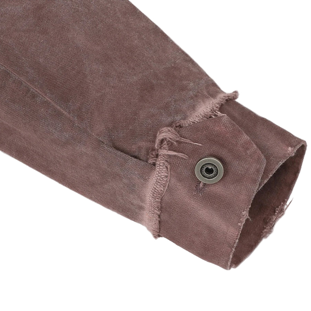 Patchwork Cargo Denim Jakke