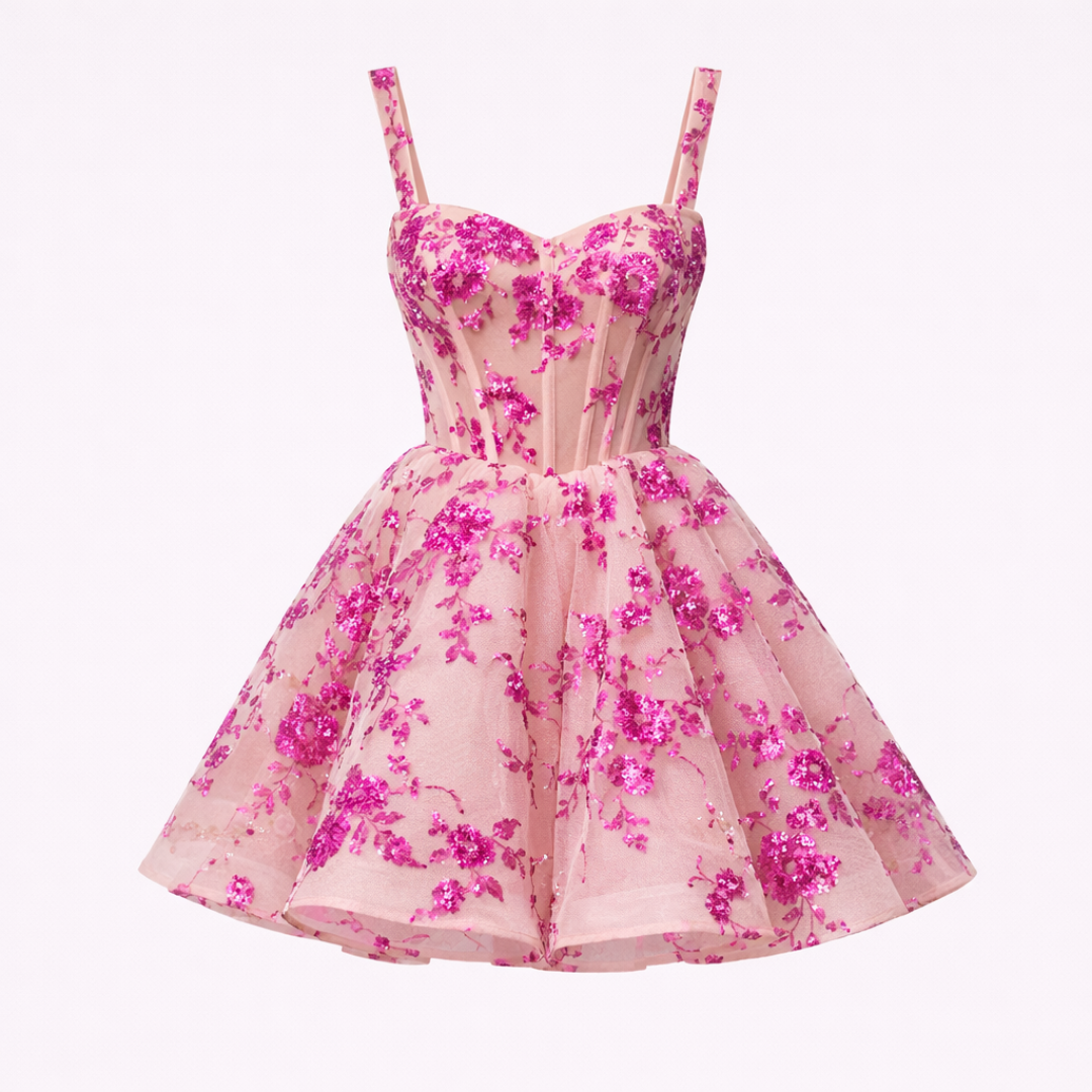 Dames Luipaardprint Midi Jurk - Lange Mouw