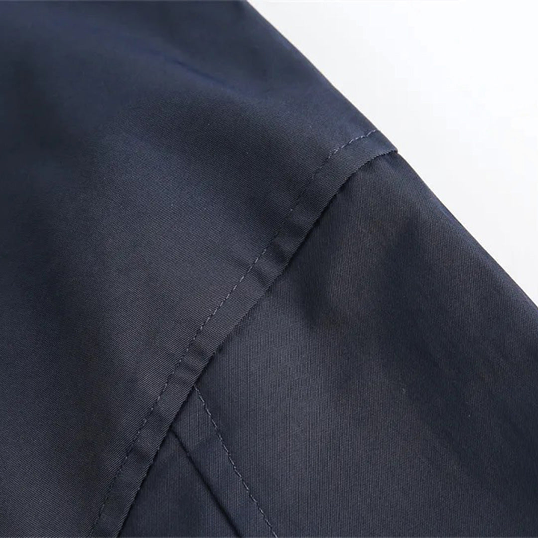 Patchwork Cargo Denim Jakke