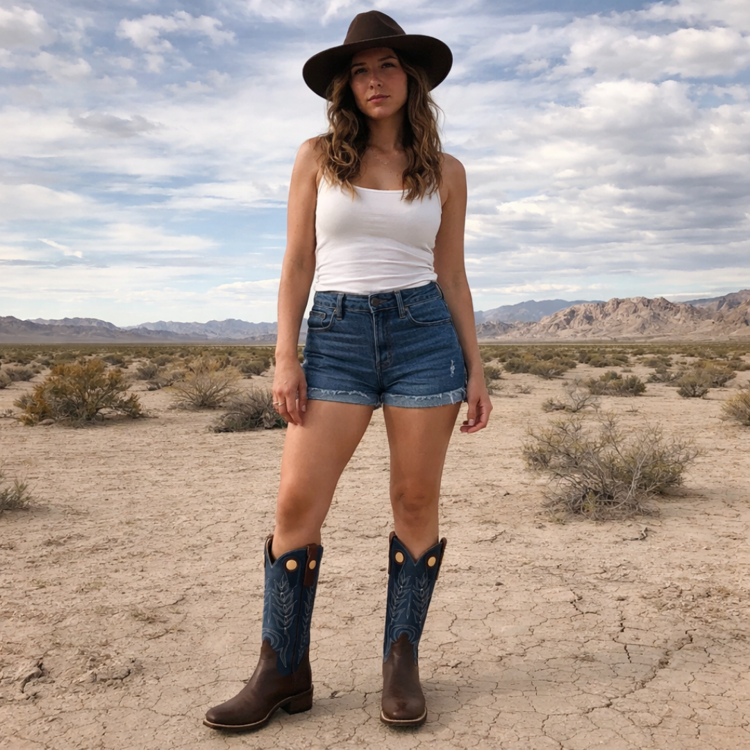 Erfgoed-Stijl Cowboy Laars