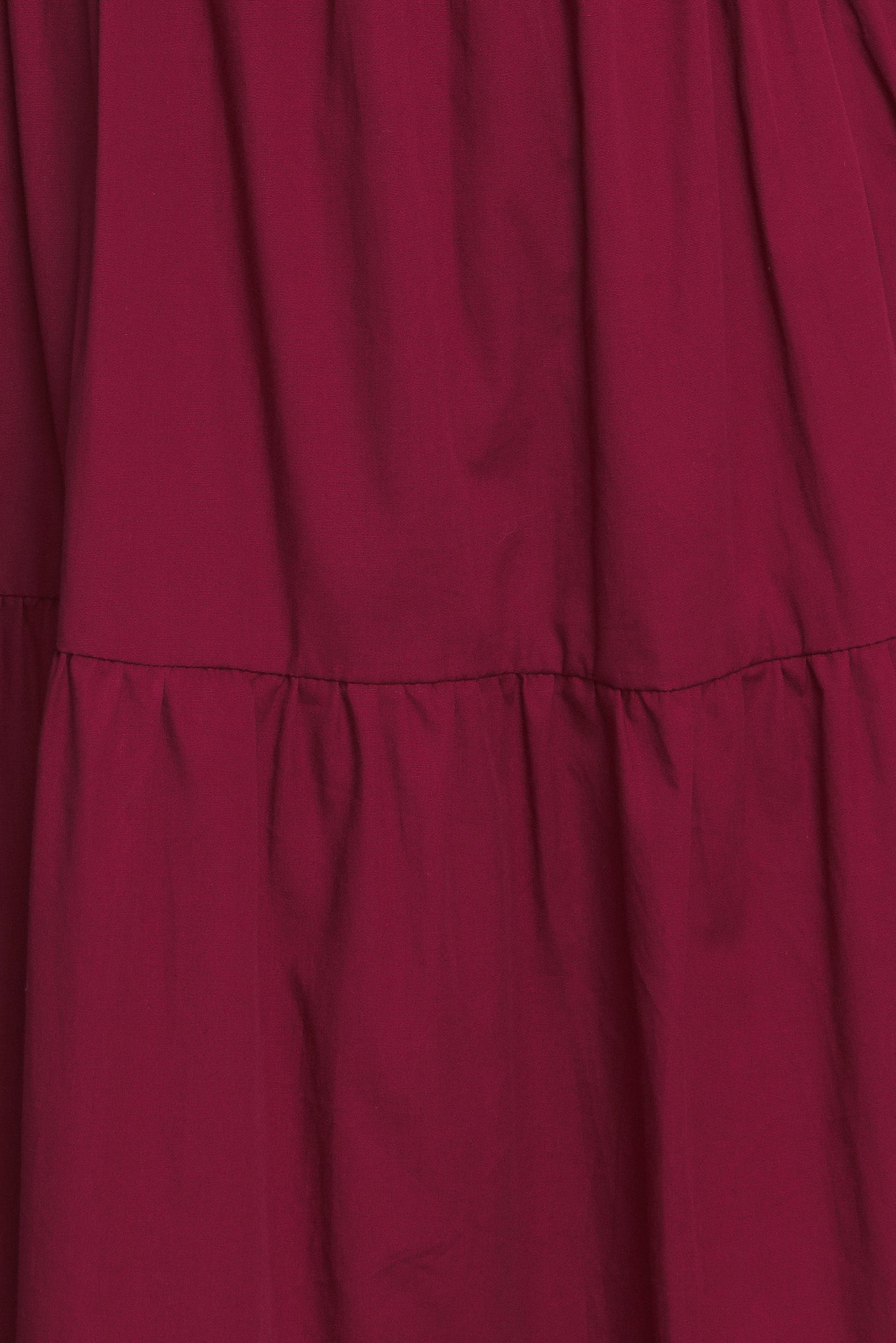Summer Glow Burgundy Vævet Maxikjole