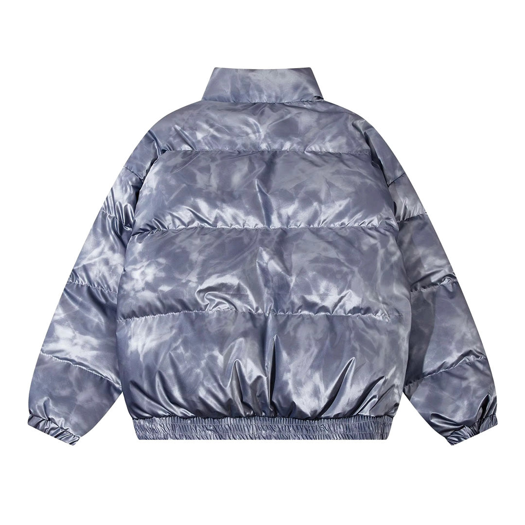 Patchwork Cargo Denim Jakke