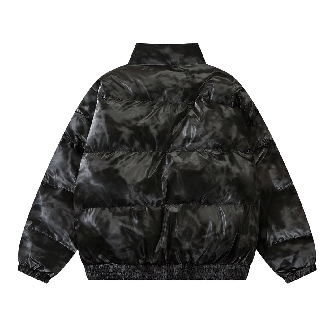 Patchwork Cargo Denim Jakke