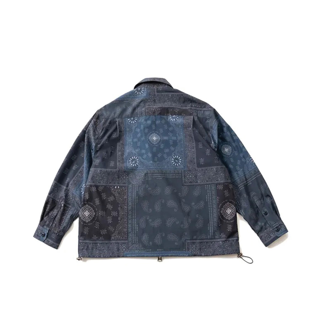 Patchwork Cargo Denim Jakke