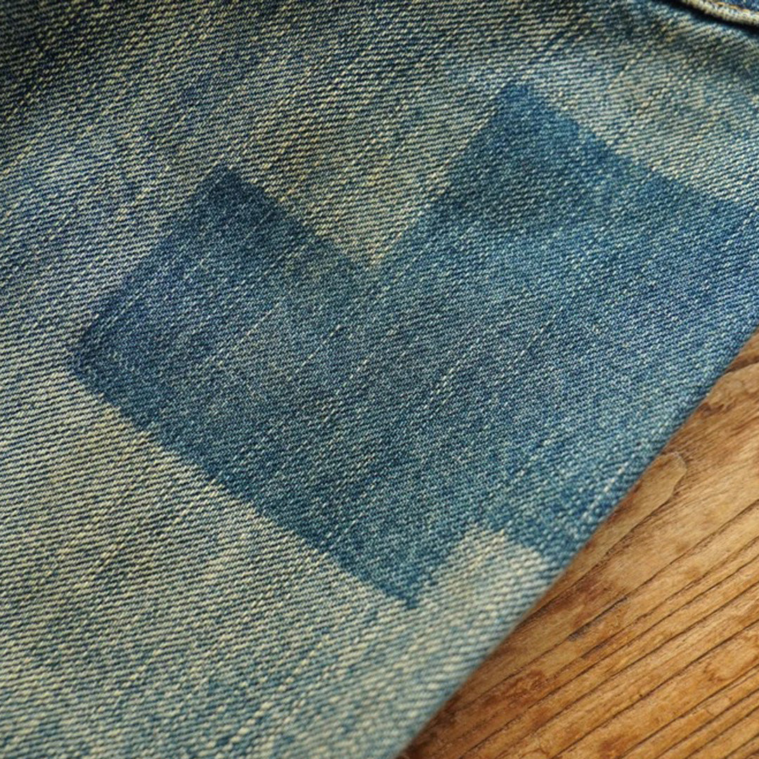 Patchwork Cargo Denim Jakke