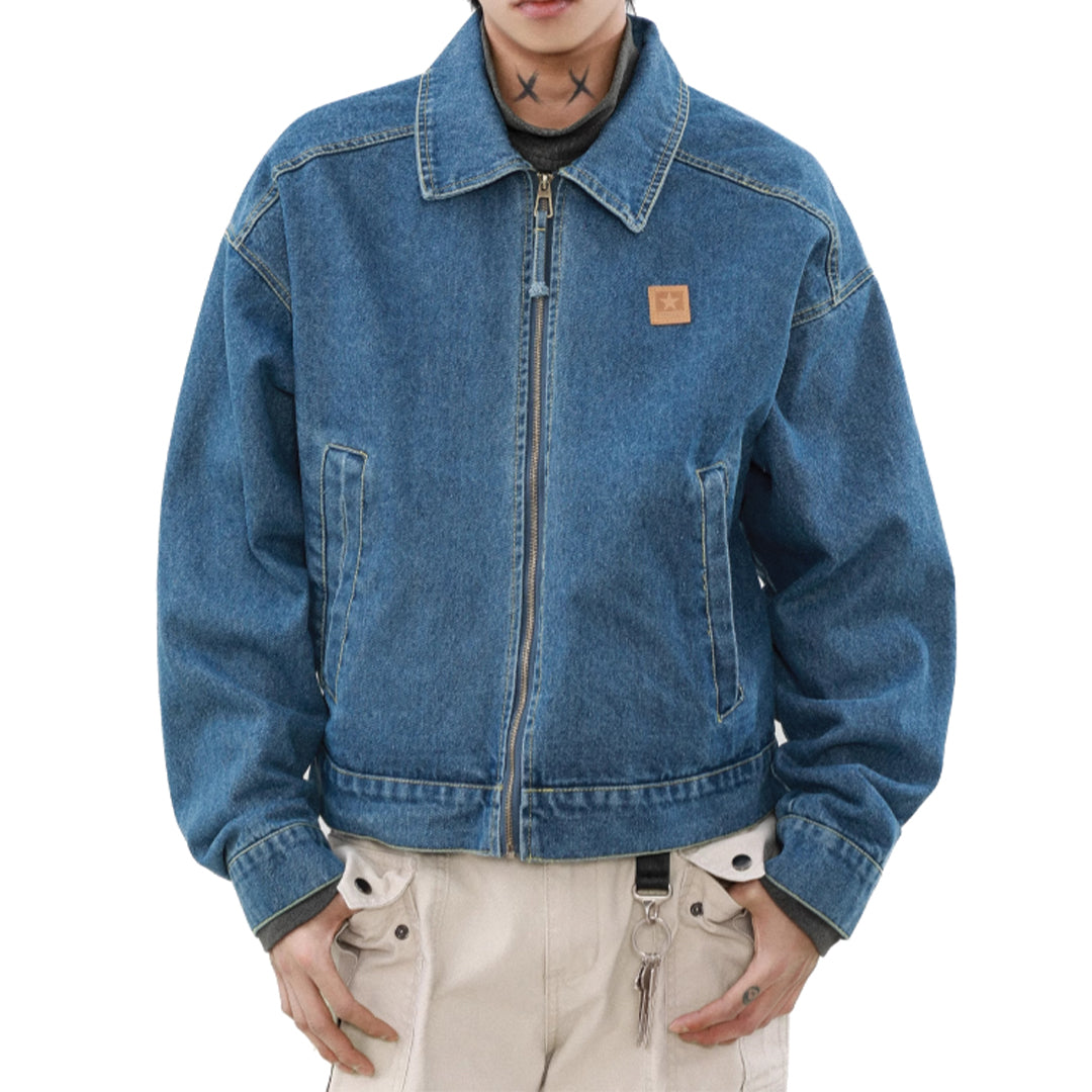 Blue Mayday Denimjakke