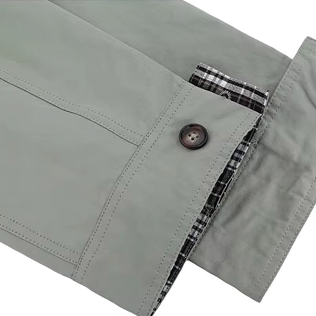 Patchwork Cargo Denim Jakke