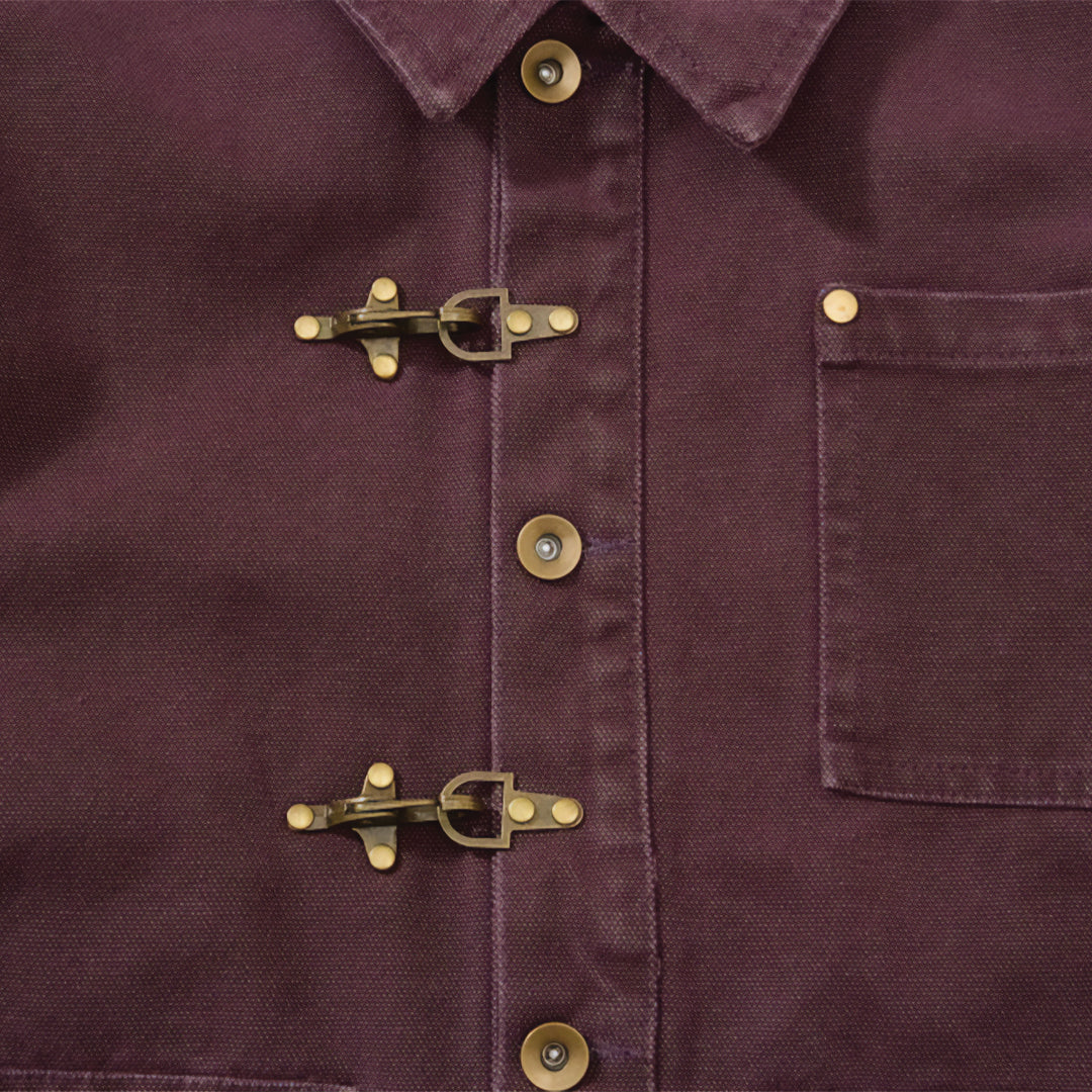 Patchwork Cargo Denim Jakke