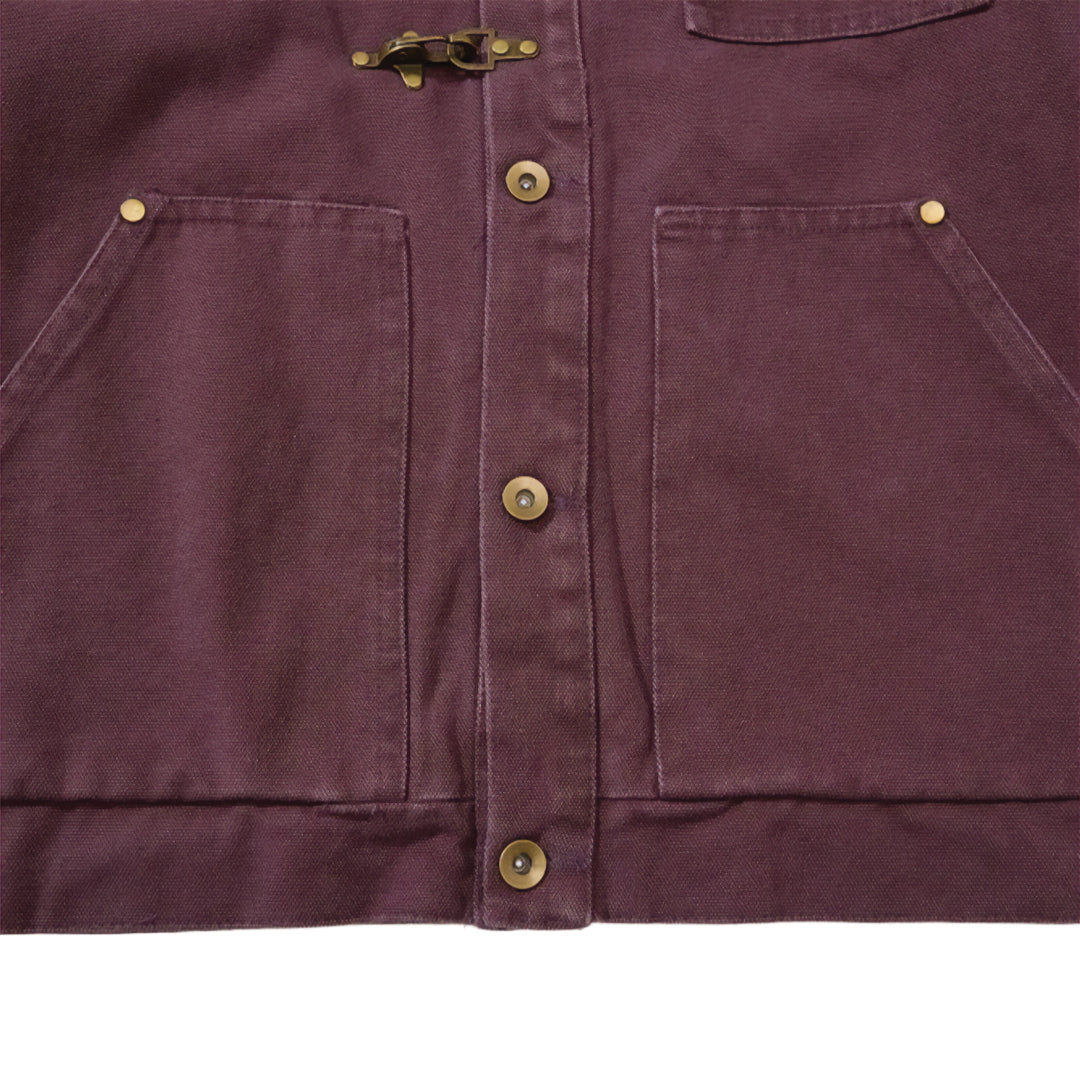 Patchwork Cargo Denim Jakke
