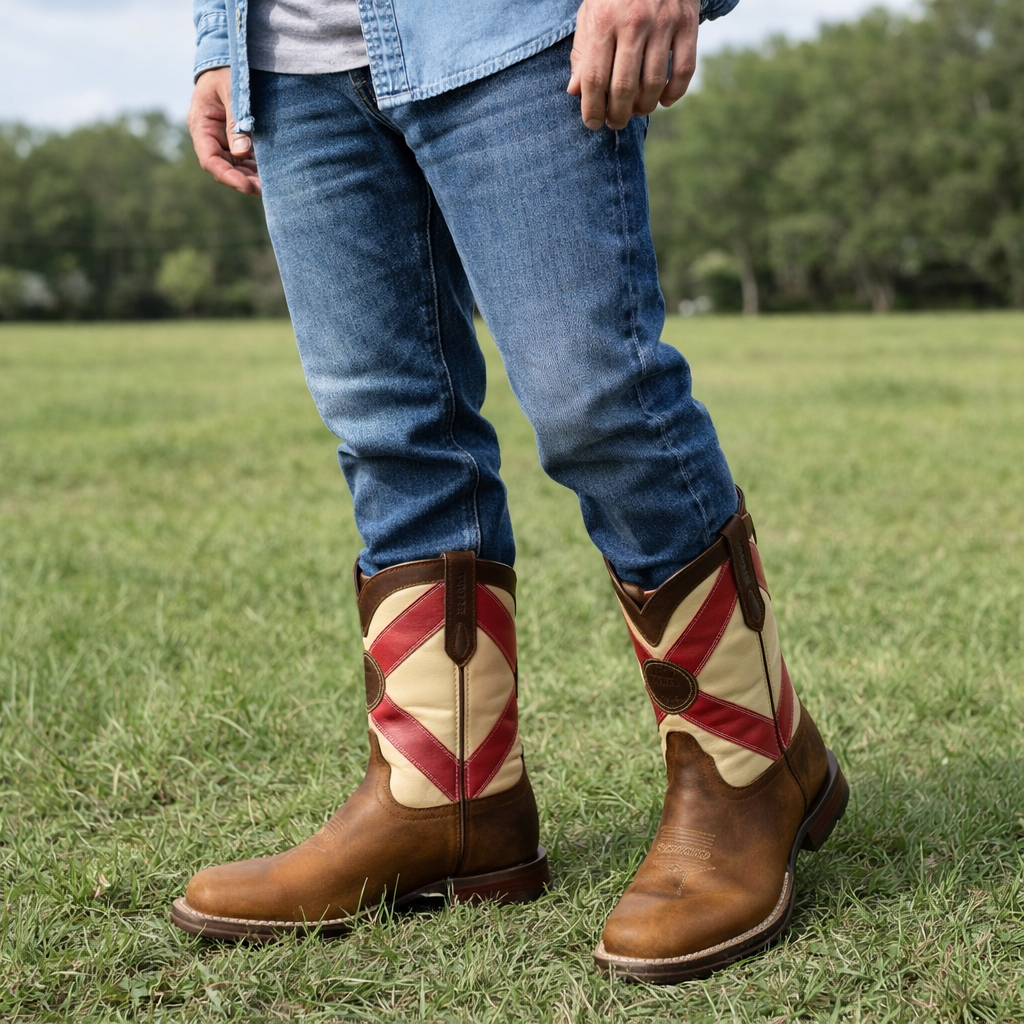 Heren Florida State Flag Western Laarsjes