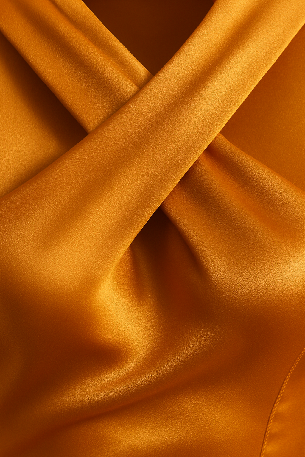 Golden Hour Halter Mini Dress - Detail Close-up