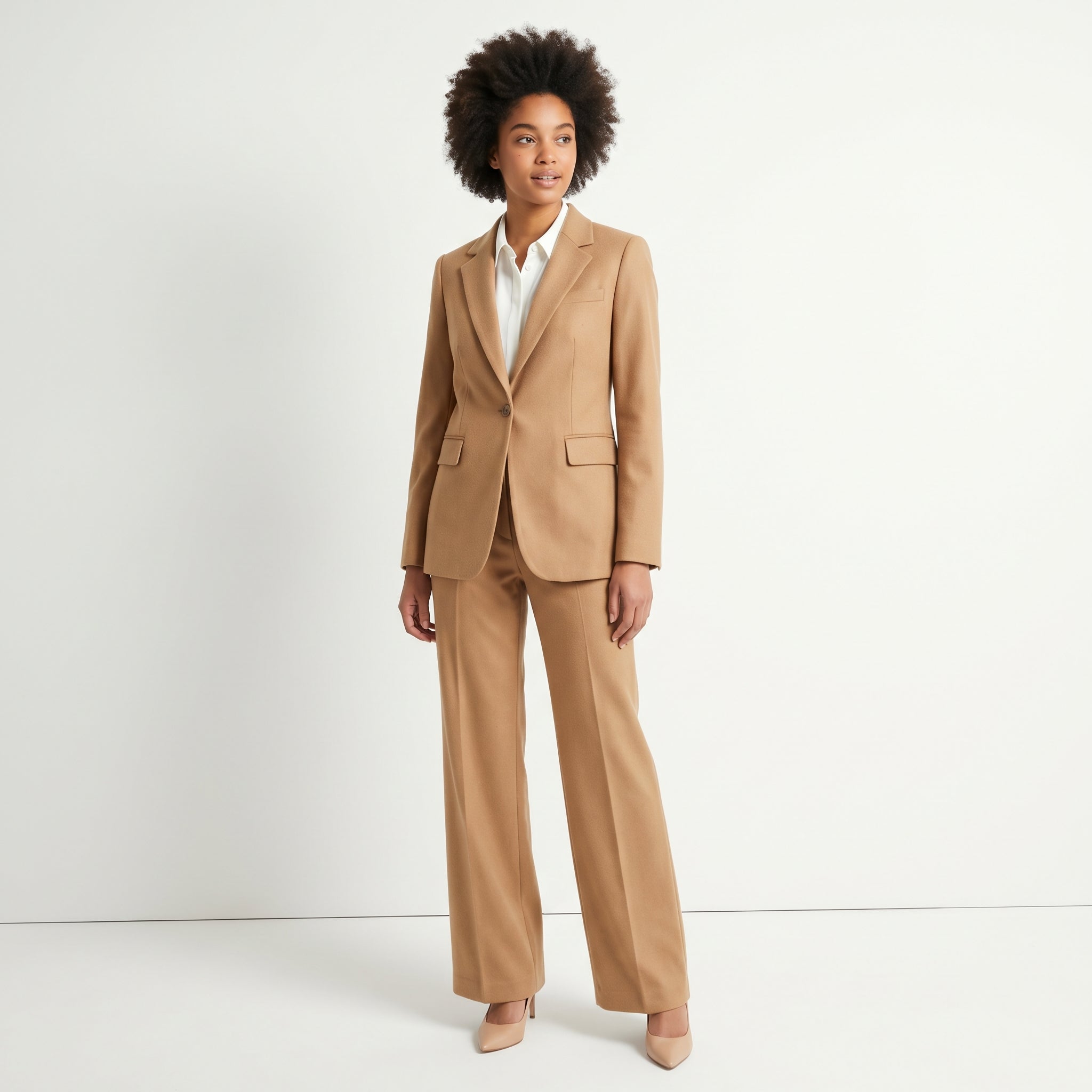 "Power Play" Blazer & Wide Leg Pants Set