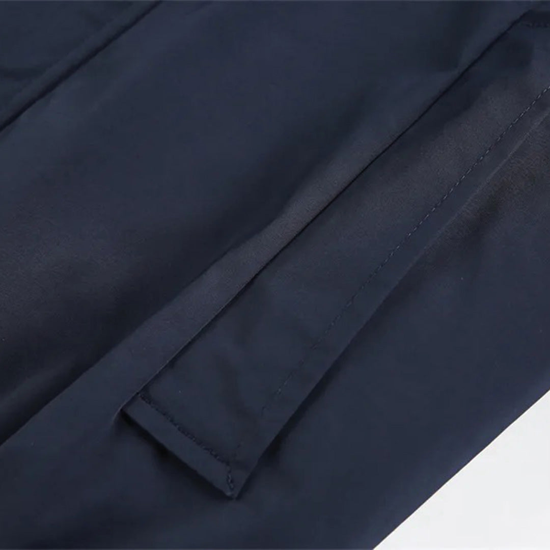 Patchwork Cargo Denim Jakke