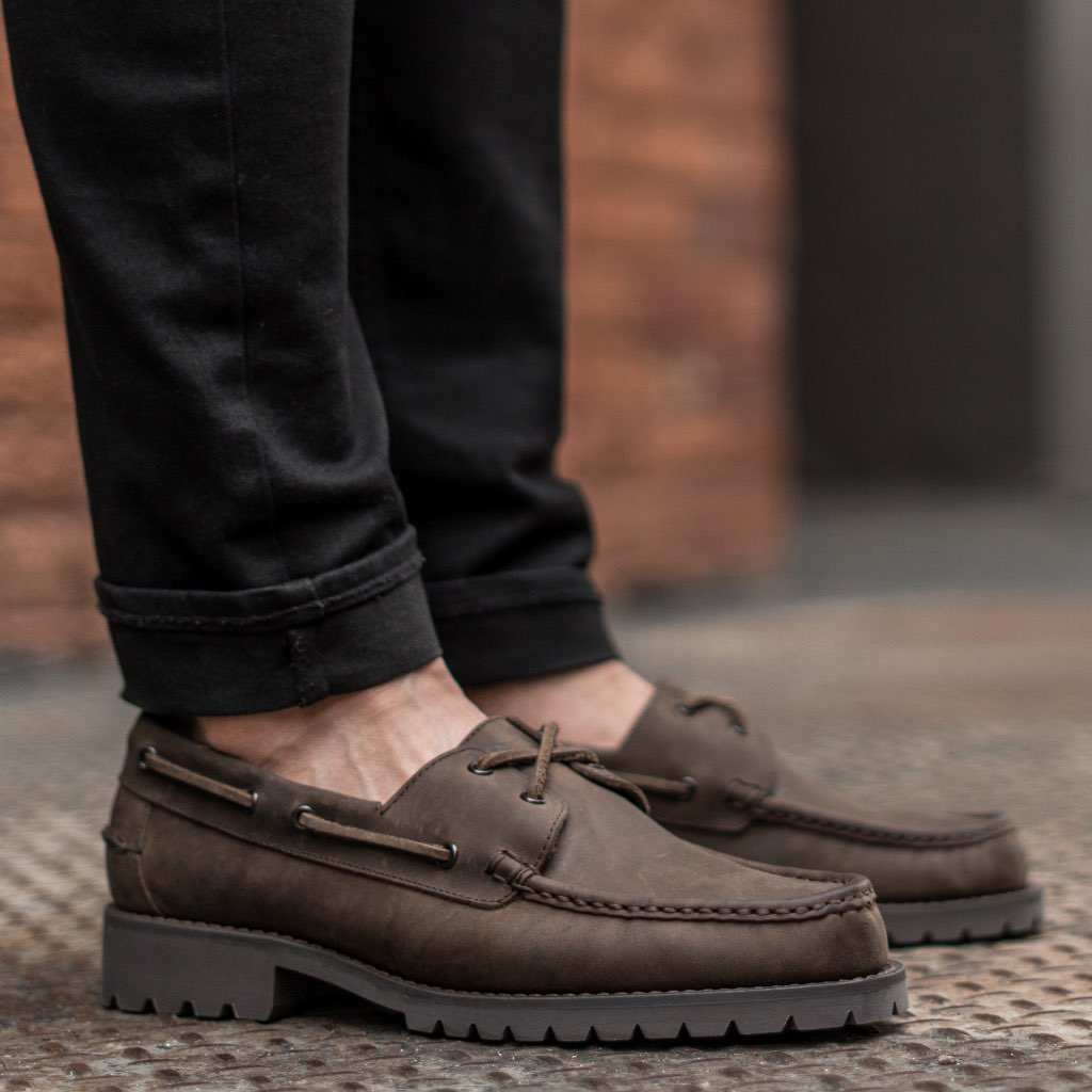 Håndsyet Loafer | Tobak