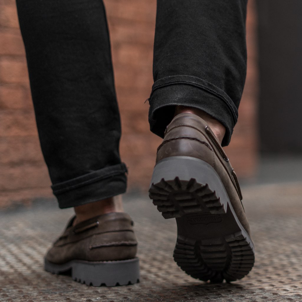 Håndsyet Loafer | Tobak