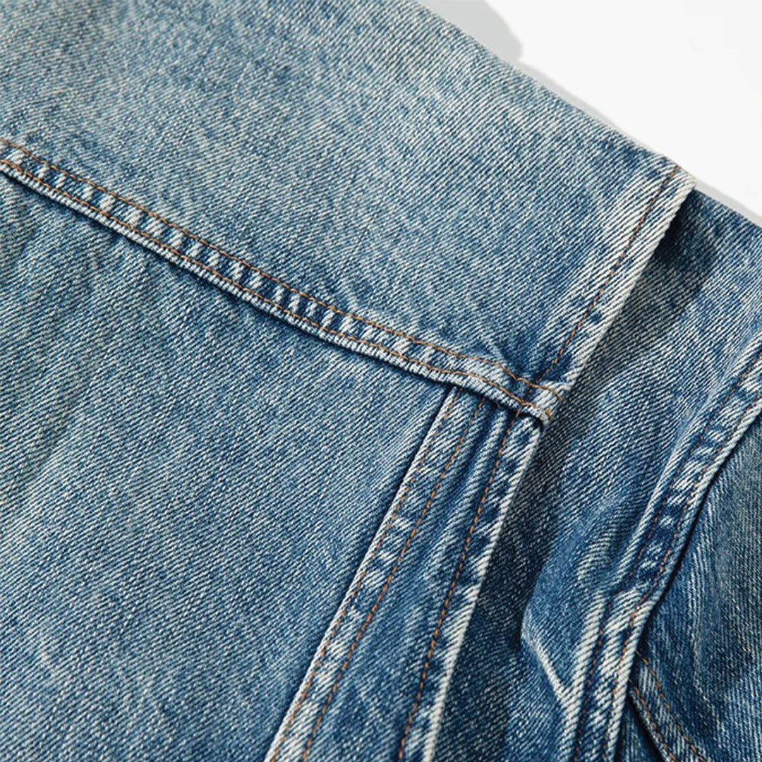 Quilted Denim Jacket