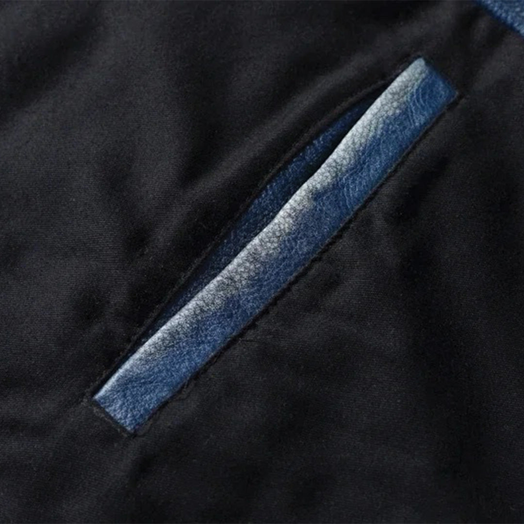 Patchwork Cargo Denim Jacket
