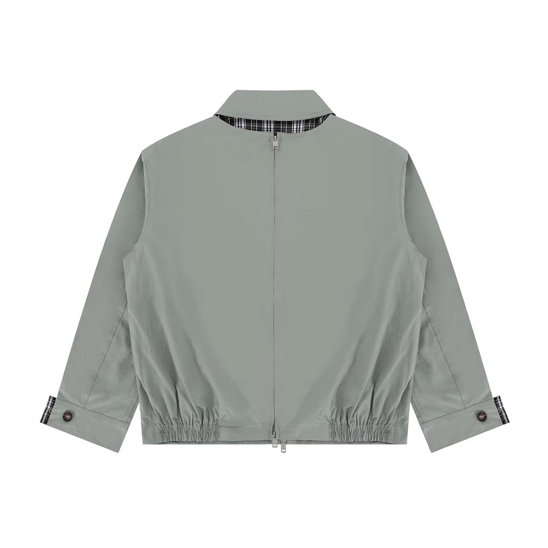 Patchwork Cargo Denim Jacket