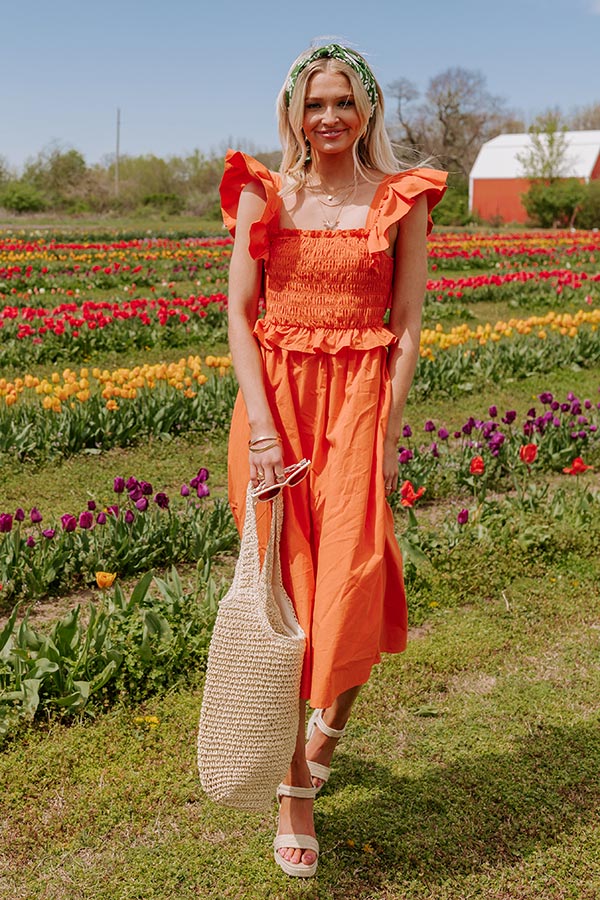 Galveston Coast Midi I Orange
