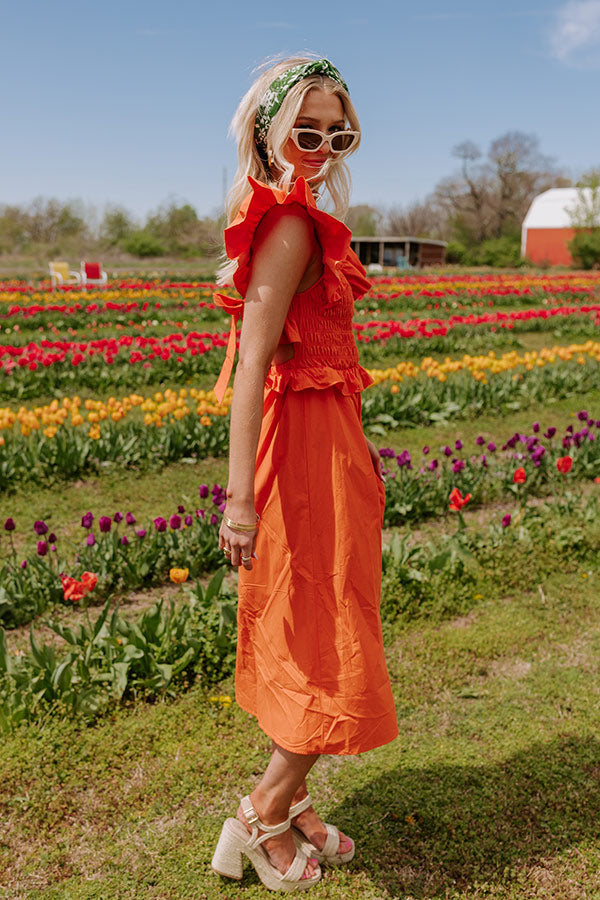Galveston Coast Midi I Orange