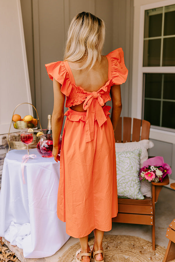 Galveston Coast Midi I Orange