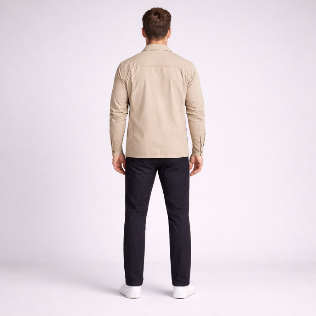 Ontspannen Pasvorm Overshirt Jas
