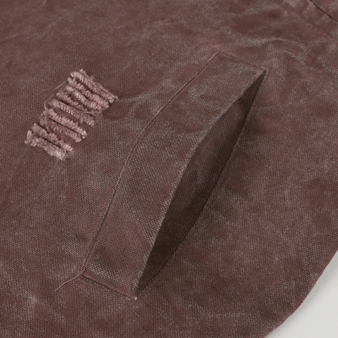 Patchwork Cargo Denim Jacket