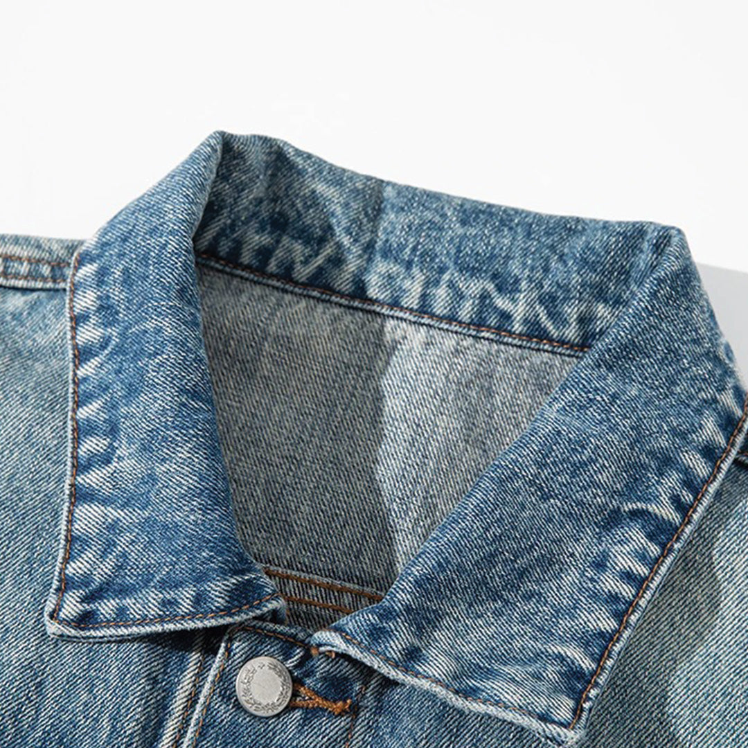 Quilted Denim Jacket
