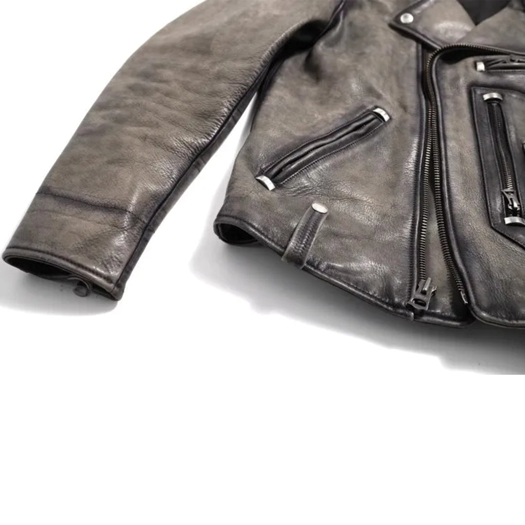Patchwork Cargo Denim Jacket