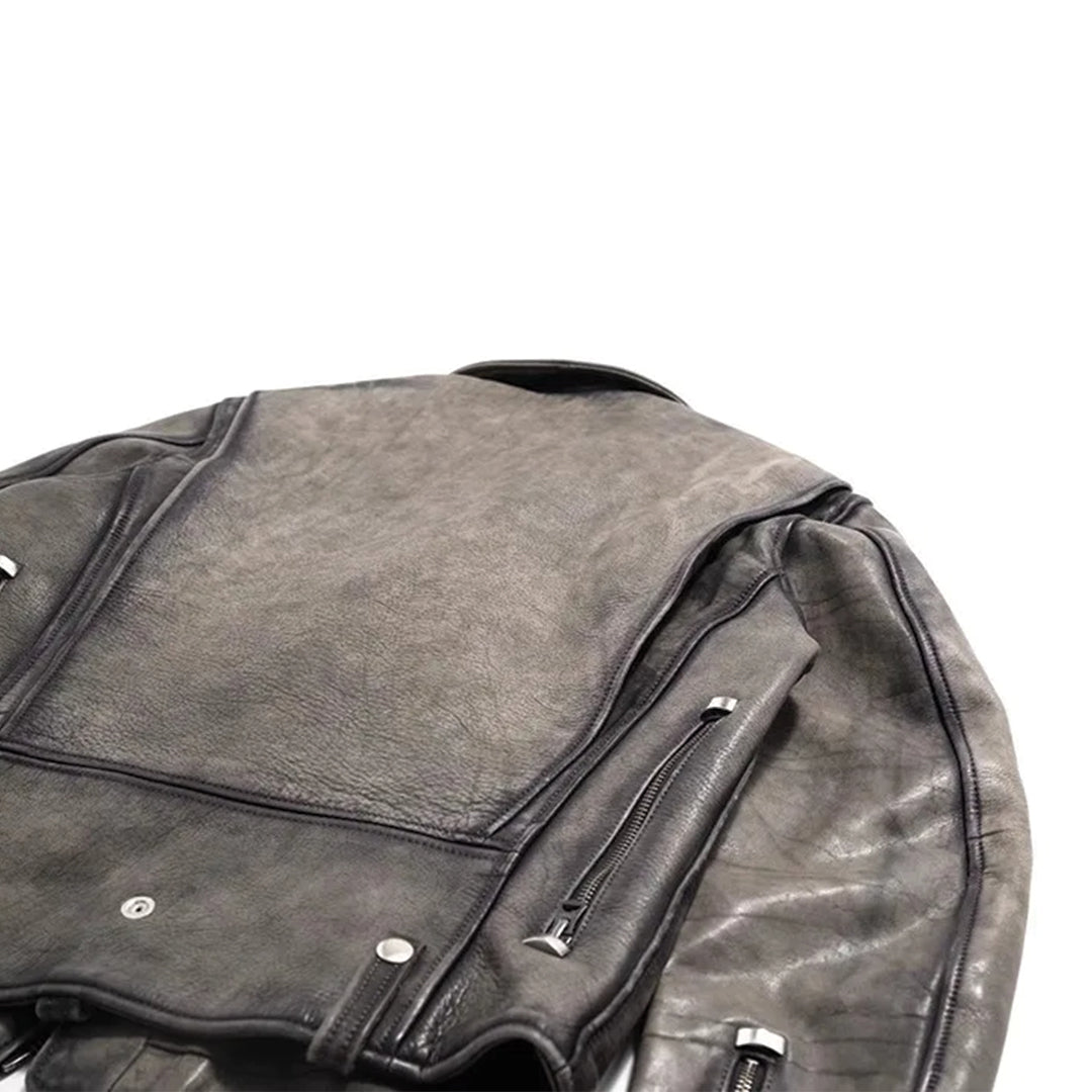 Patchwork Cargo Denim Jacket
