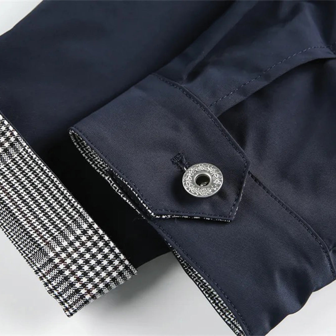 Patchwork Cargo Denim Jakke