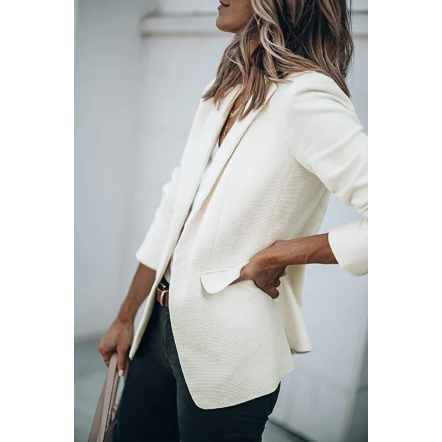 Women's Classic Button Blazer