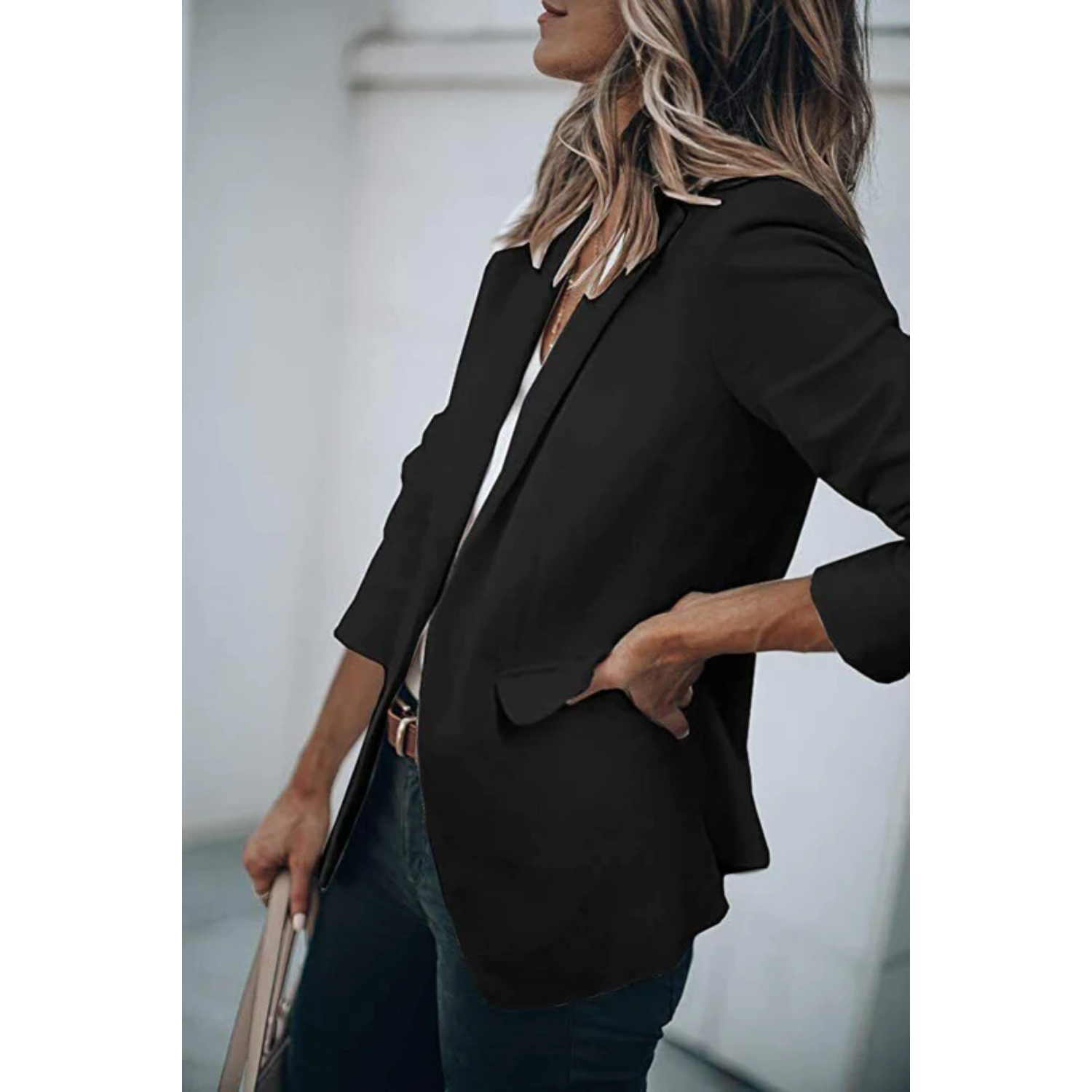 Women's Classic Button Blazer