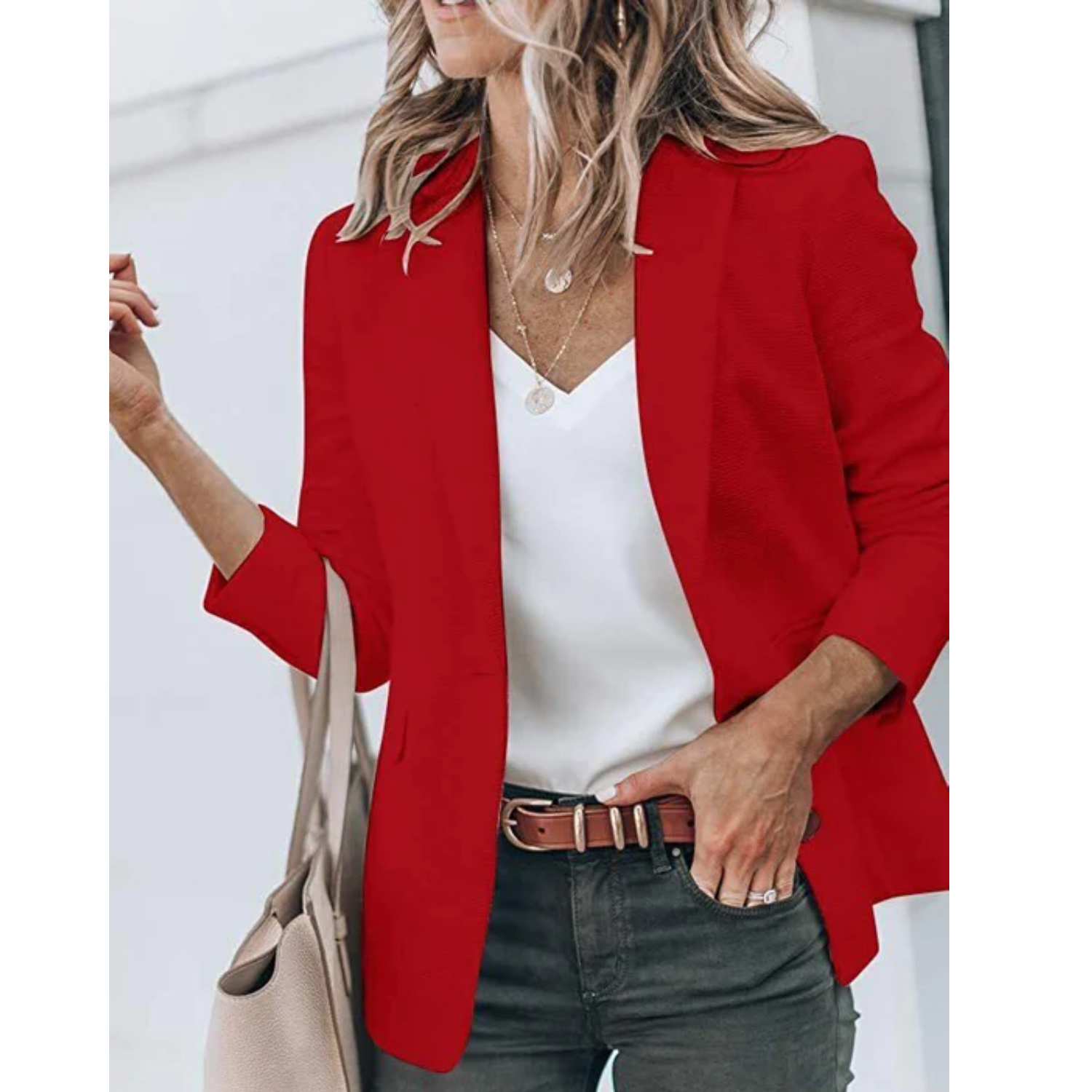 Women's Classic Button Blazer