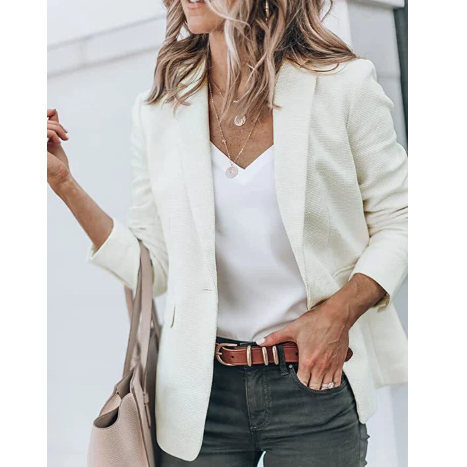 Women's Classic Button Blazer