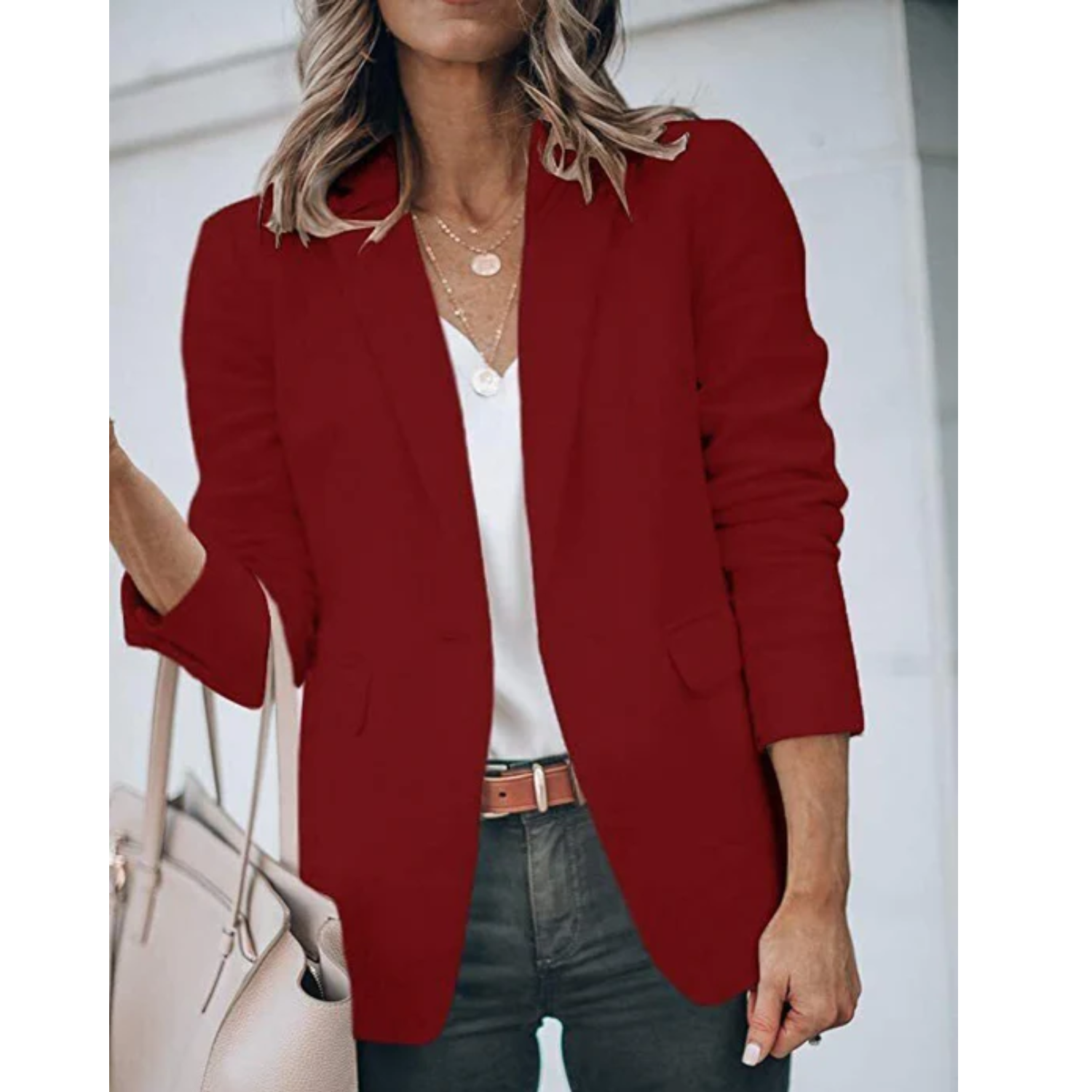 Women's Classic Button Blazer